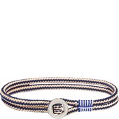 Pig & Hen - Rope Bracelets - Navy Sand | Silver Don Dino